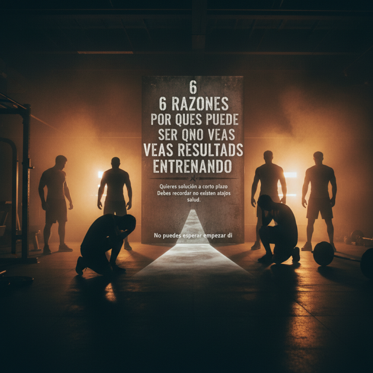 6 RAZONES POR LAS QUE PUEDE SER QUE NO VEAS RESULTADOS ENTRENANDO EN SALA